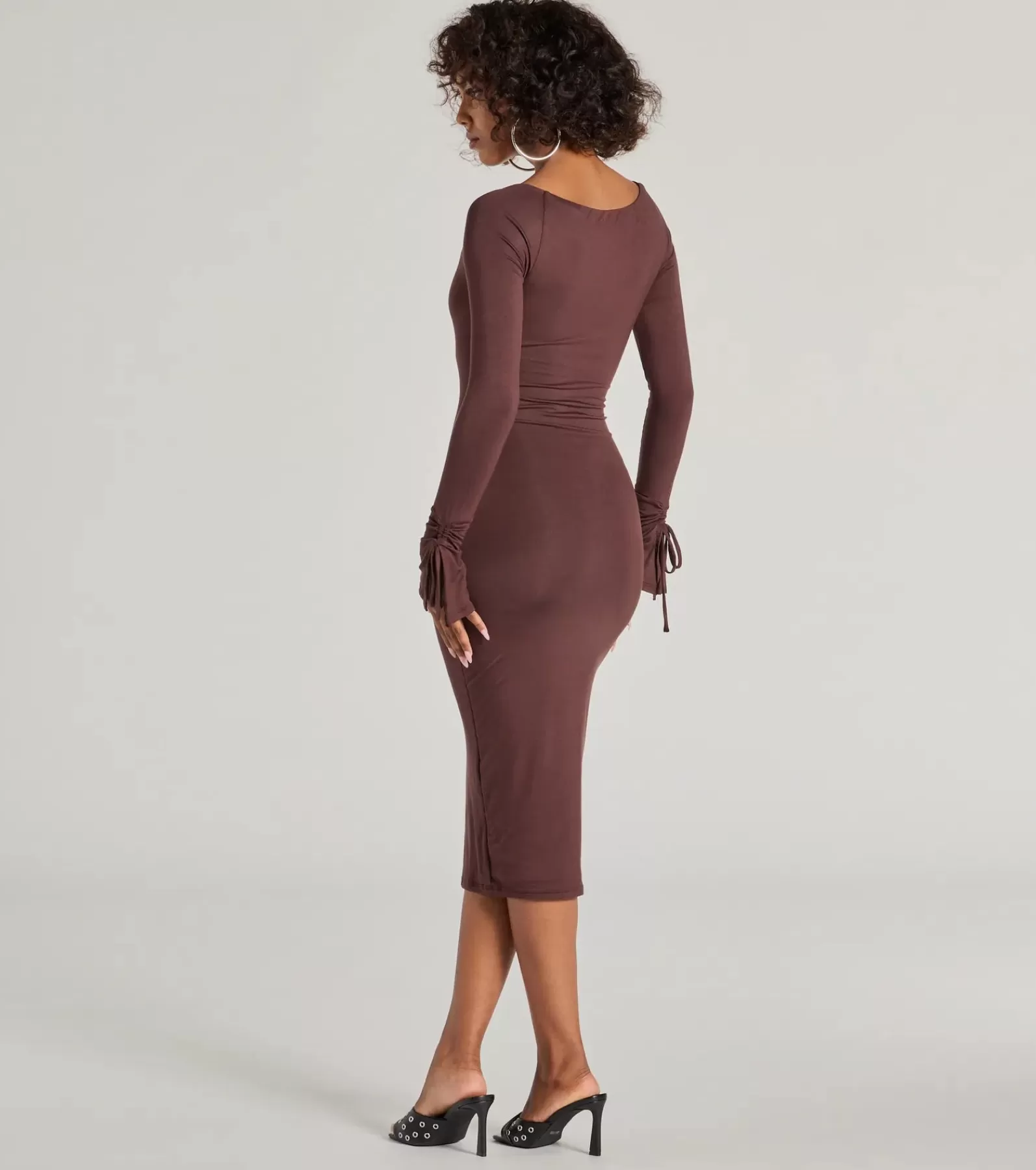 Windsor Midi Dresses | Casual Dresses*Casual Chic Icon Long Sleeve Knit Midi Dress