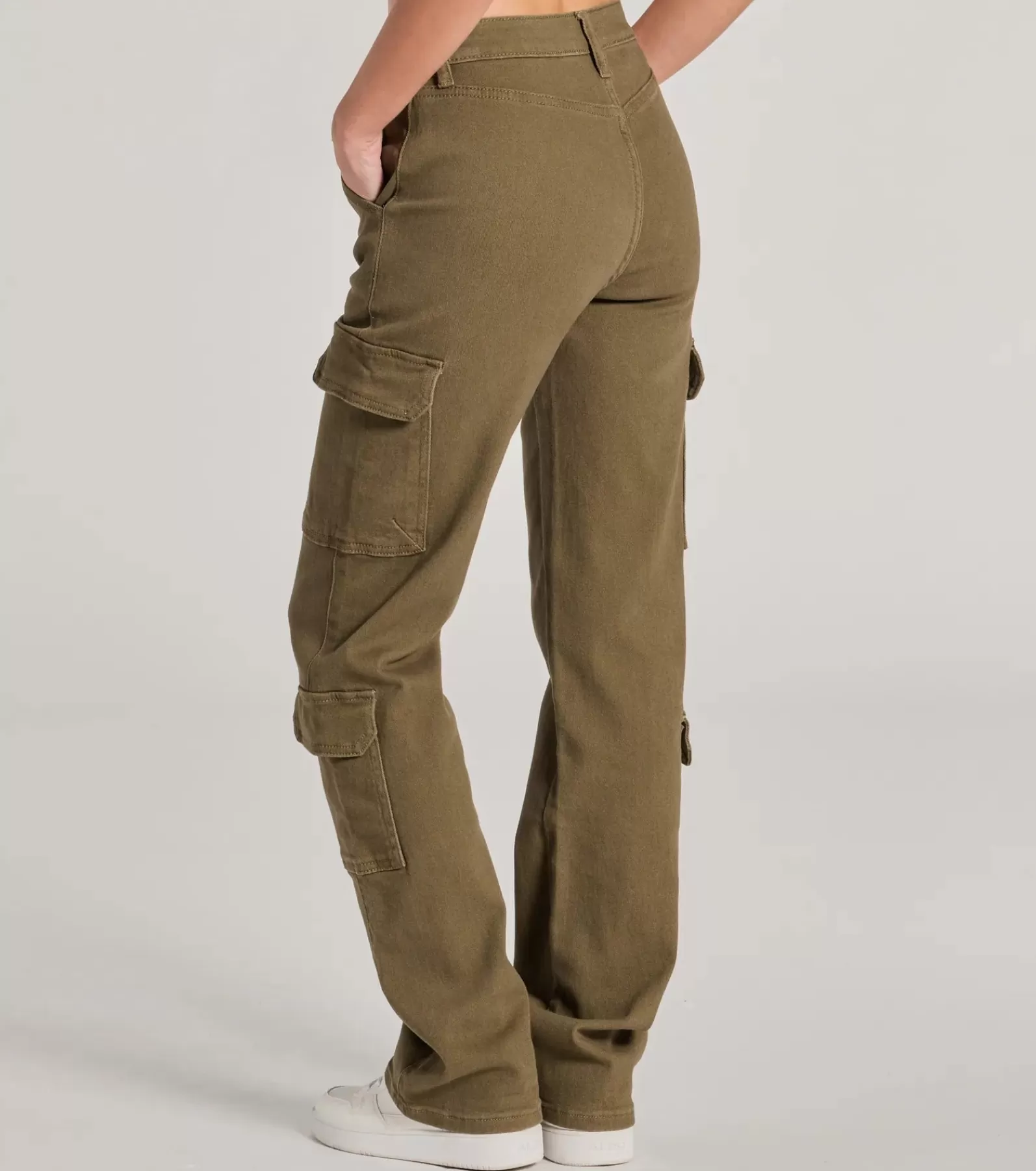 Windsor Cargo Pants | Pants*Casual Meets Stylish High-Rise Cargo Straight Leg Pants