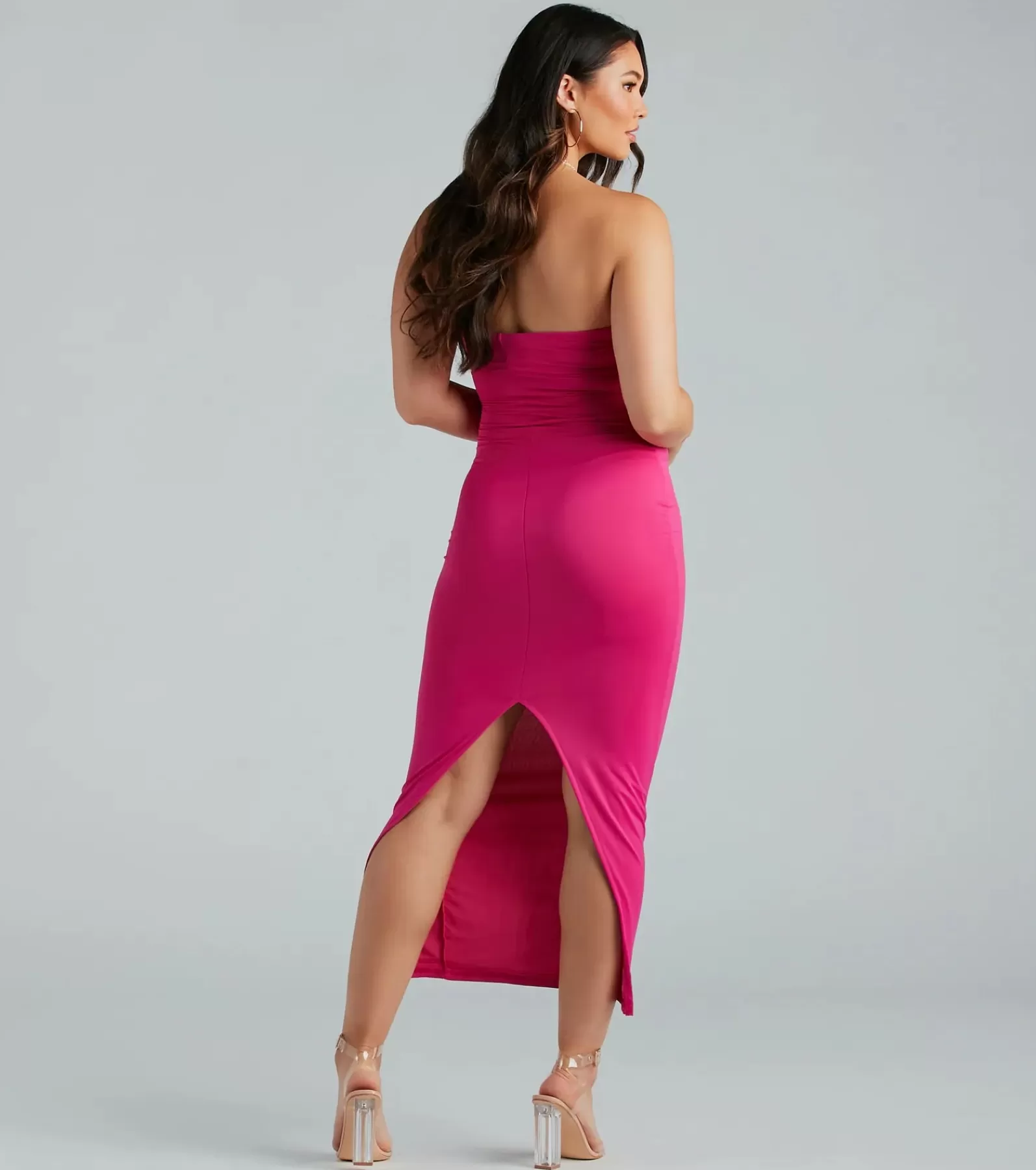 Windsor Smooth Collection | Maxi Dresses*Casually Chic Smooth Knit Fitted Maxi Dress