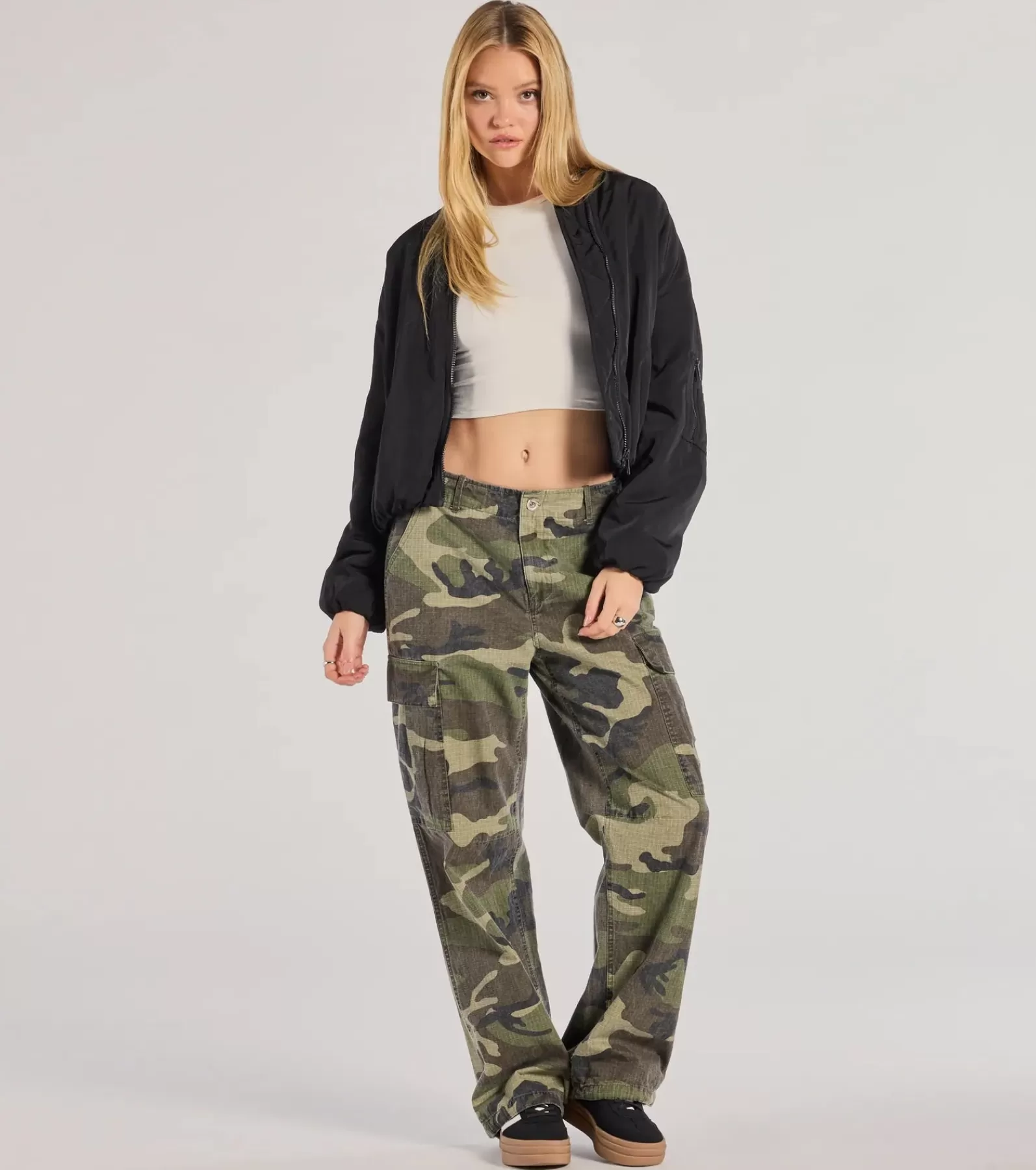 Windsor Cargo Pants | Pants*Cool Girl Energy Camo Cargo Pants