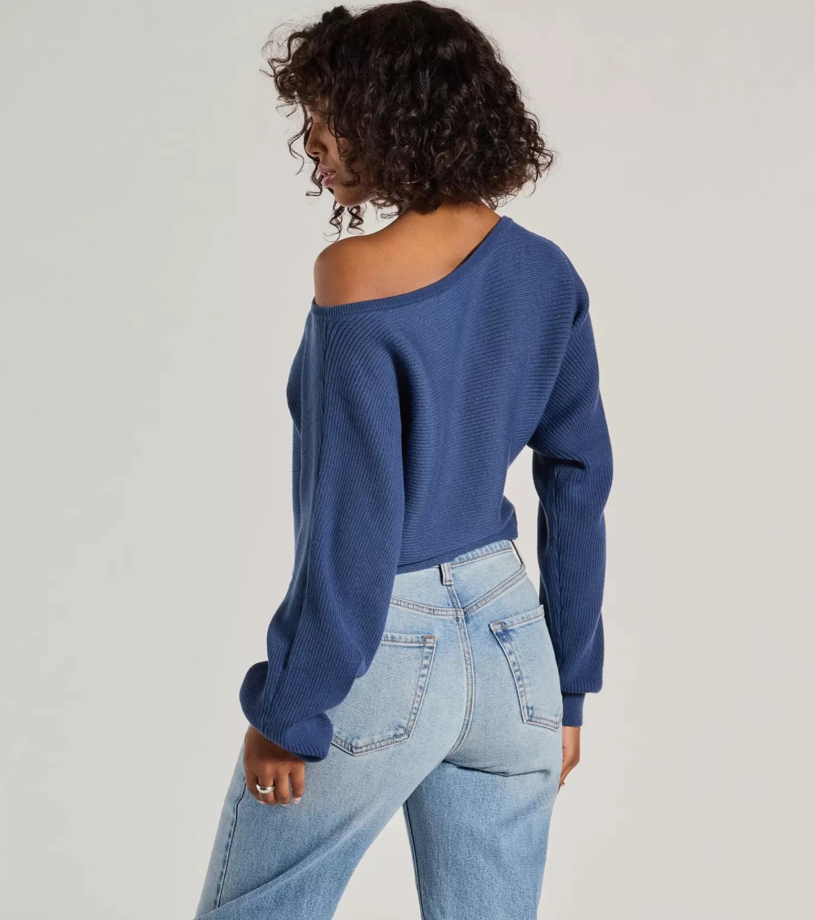 Windsor Off The Shoulder Tops | Sweaters & Cardigans*Cozy Cutie Ribbed Knit Boat Neck Sweater