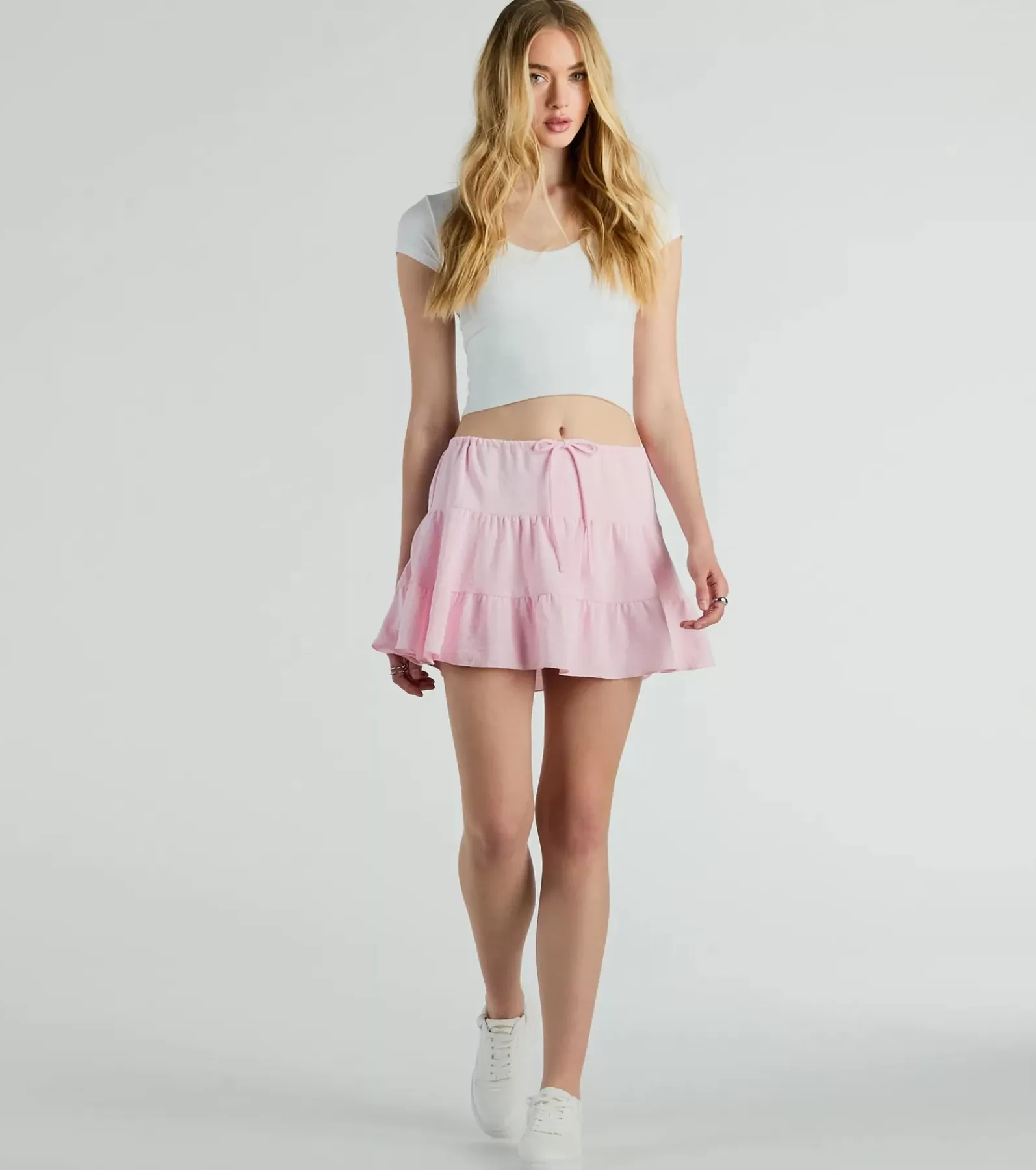 Windsor Mini Skirts | Skirts & Skorts*Playful Distraction Low Rise Ruffled Mini Skirt