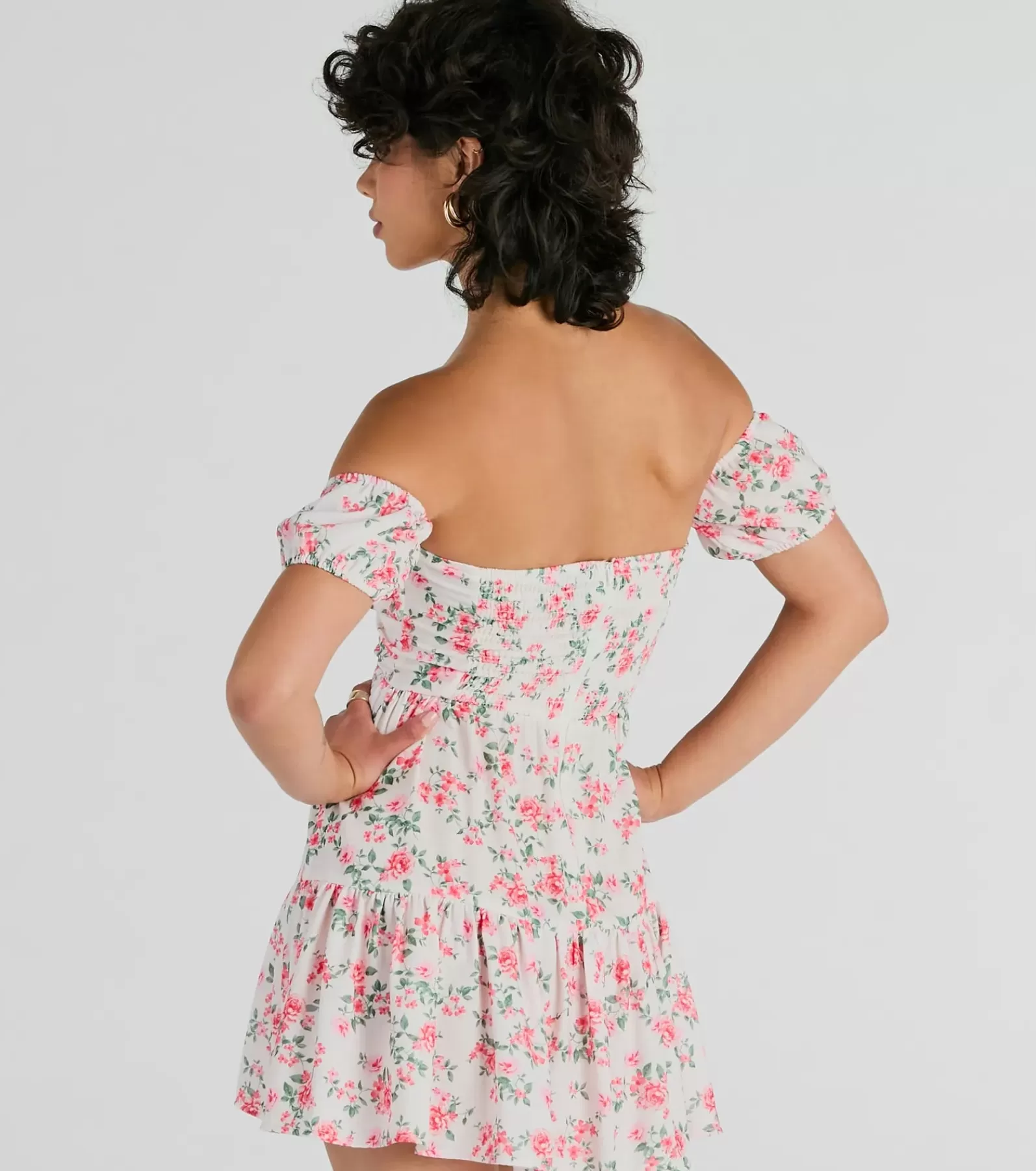 Windsor Skater Dresses | Sundresses*Profound Bloom Off-The-Shoulder Floral Skater Dress