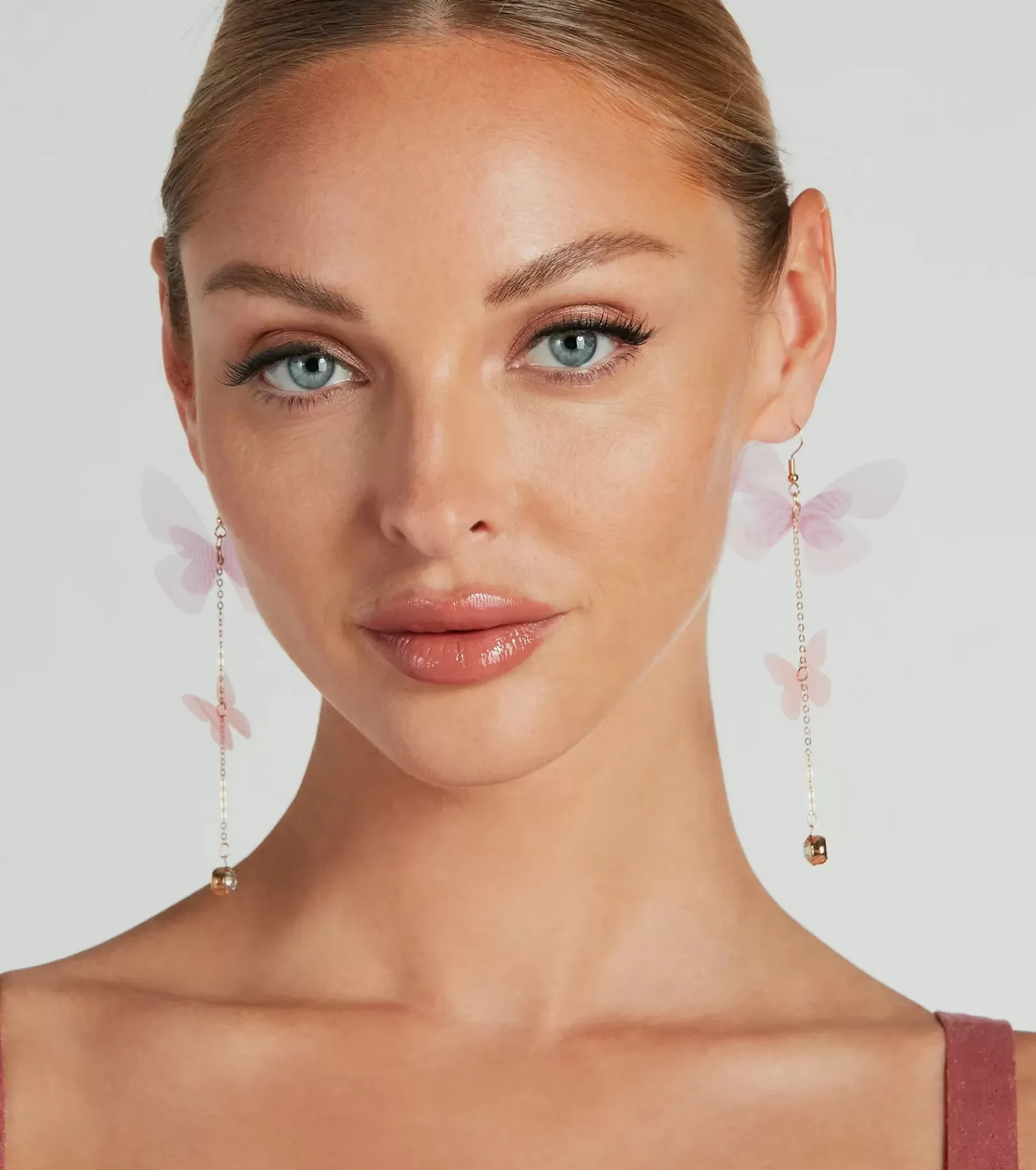 Windsor Earrings*Whimsical Chic Organza Butterfly Statement Earrings