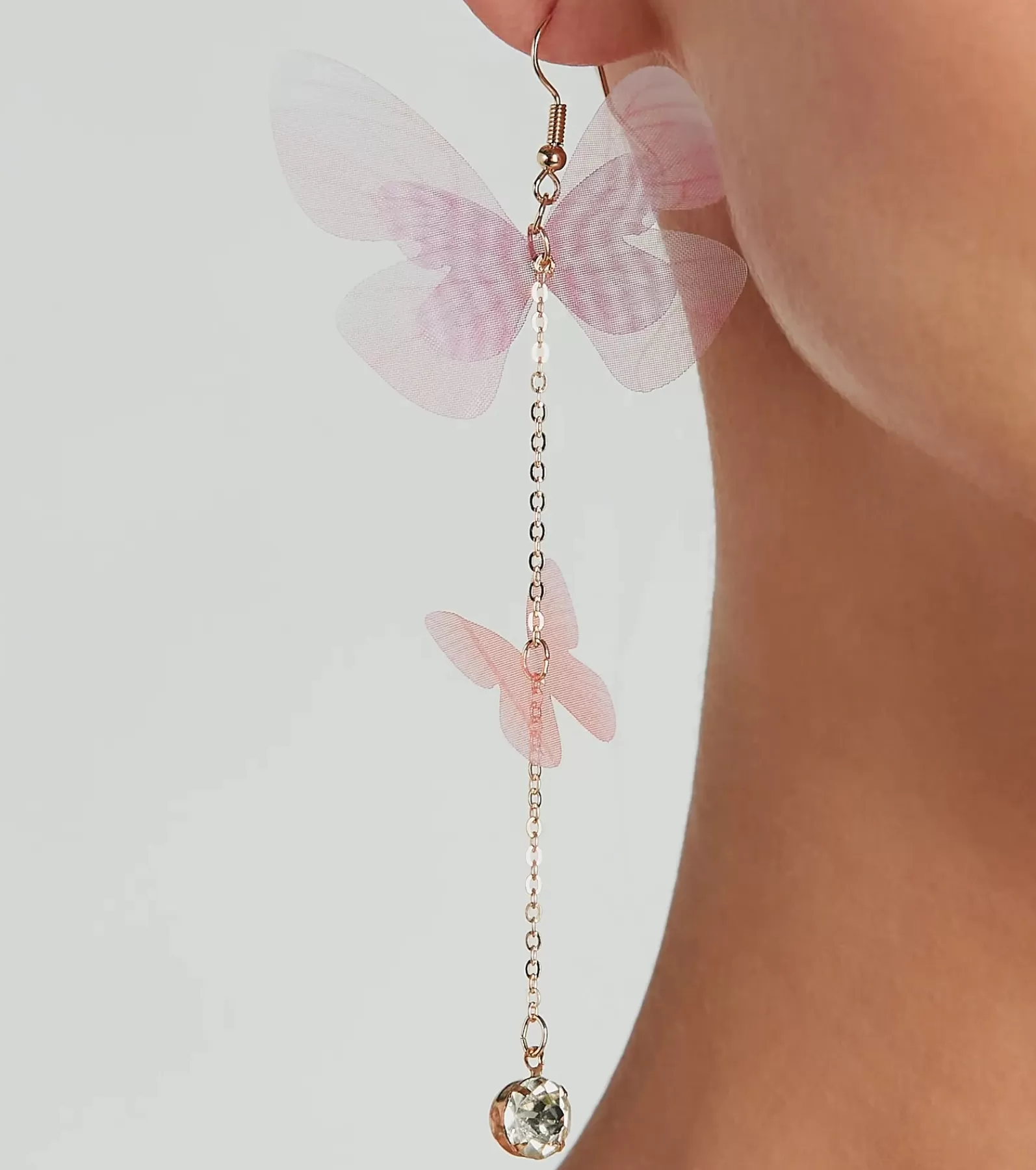 Windsor Earrings*Whimsical Chic Organza Butterfly Statement Earrings