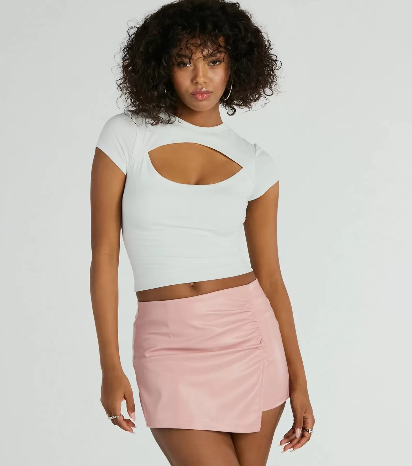 Windsor Faux Leather & Suede Bottoms | Shorts*Worth It Faux Leather Mini Skort